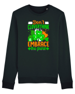 Don't cloverthink it embrace the puns! Bluză mânecă lungă Unisex Rise