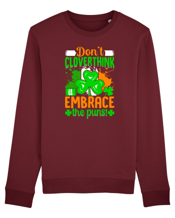 Don't cloverthink it embrace the puns! Burgundy