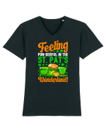 Feeling pun-derful in the St. Pat's wonderland! Tricou mânecă scurtă guler V Bărbat Presenter