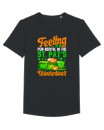 Feeling pun-derful in the St. Pat's wonderland! Tricou mânecă scurtă guler larg Bărbat Skater