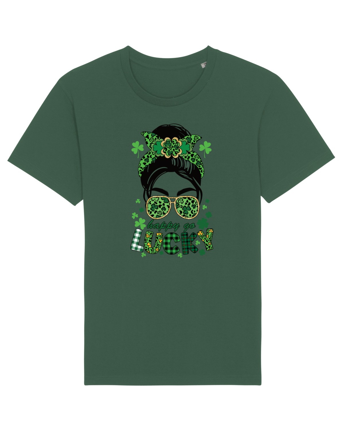 Tricou mânecă scurtă Unisex Rocker Bottle Green