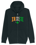 Irish St. Patrick Flag Hanorac cu fermoar Unisex Connector