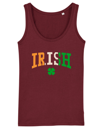 Irish St. Patrick Flag Burgundy