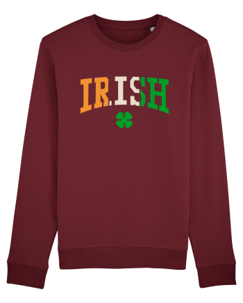 Irish St. Patrick Flag Burgundy