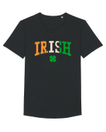Irish St. Patrick Flag Tricou mânecă scurtă guler larg Bărbat Skater