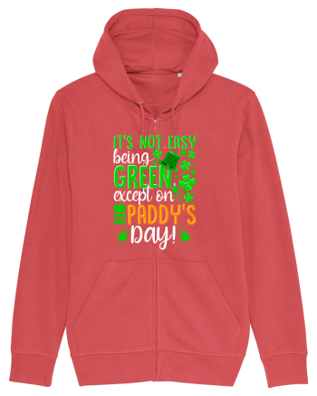It's not easy being green except on St. Panddy's Day! Carmine Red