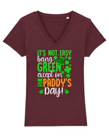 It's not easy being green except on St. Panddy's Day! Burgundy