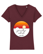 I just need you Tricou mânecă scurtă guler V Damă Evoker