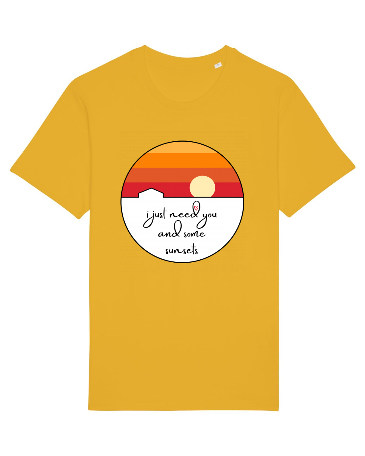 Tricou mânecă scurtă Unisex Rocker Spectra Yellow