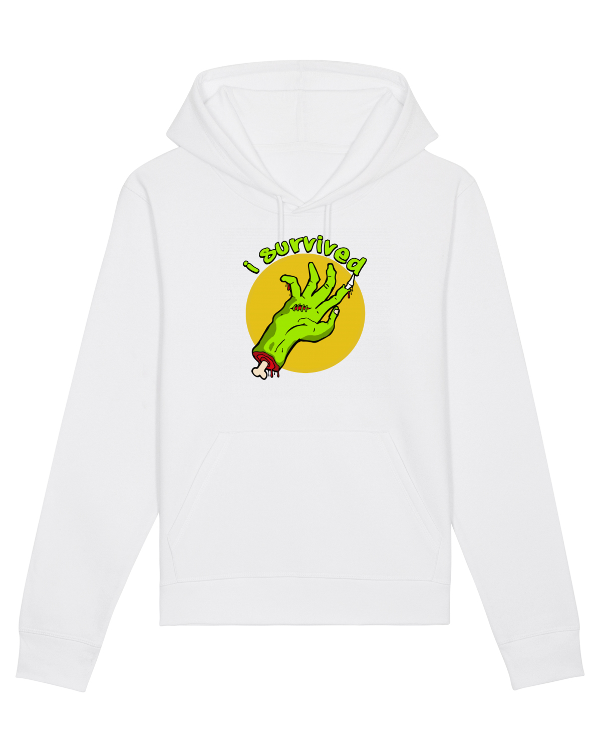 Hanorac Unisex Drummer White