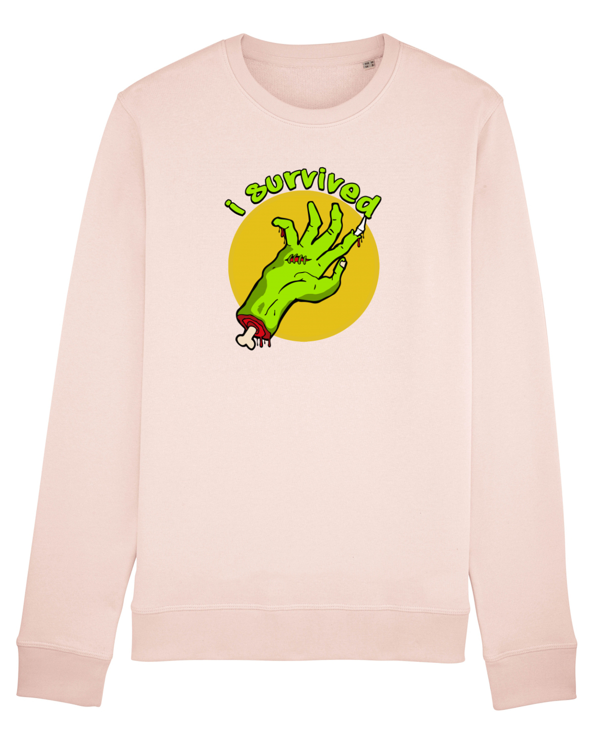 Bluză mânecă lungă Unisex Rise Candy Pink