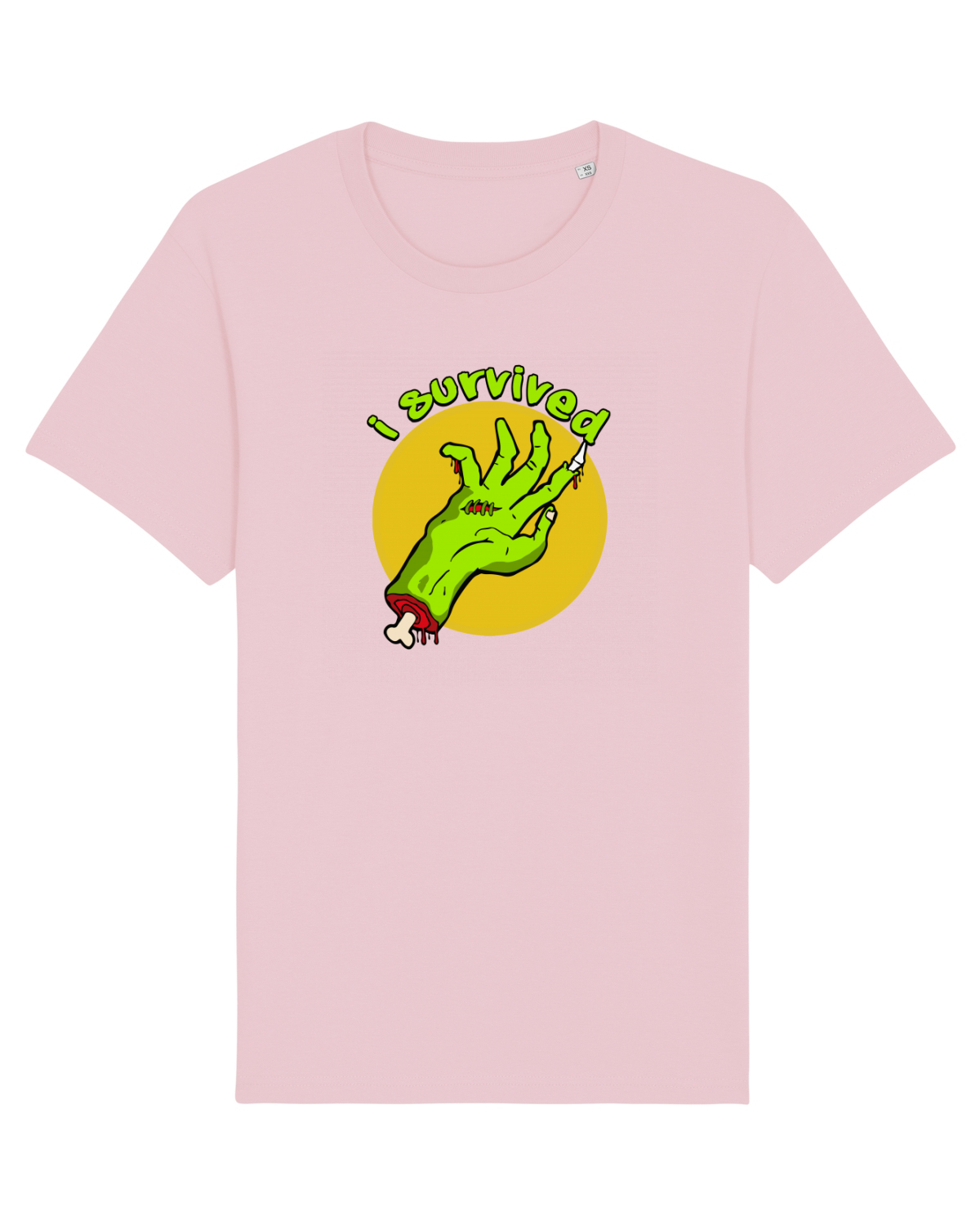 Tricou mânecă scurtă Unisex Rocker Cotton Pink