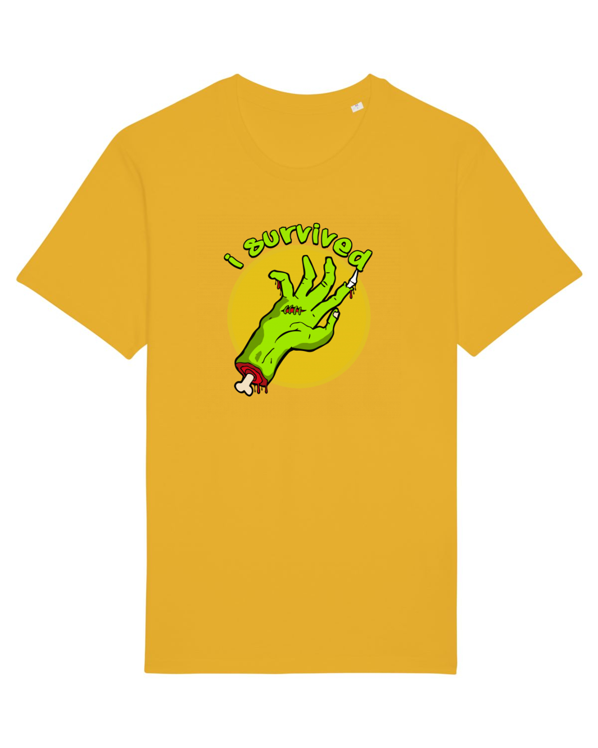 Tricou mânecă scurtă Unisex Rocker Spectra Yellow