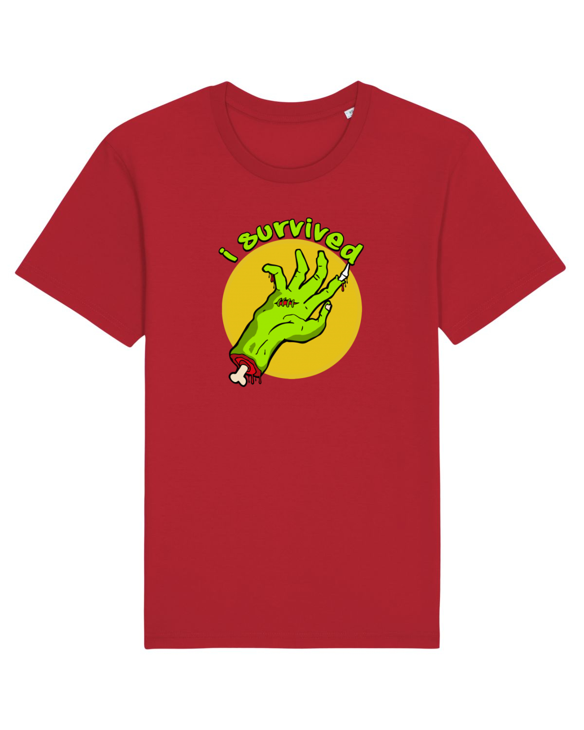 Tricou mânecă scurtă Unisex Rocker Red