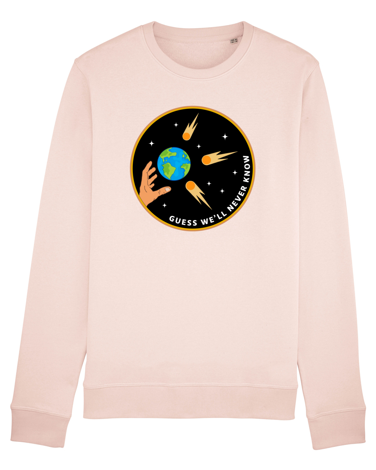 Bluză mânecă lungă Unisex Rise Candy Pink