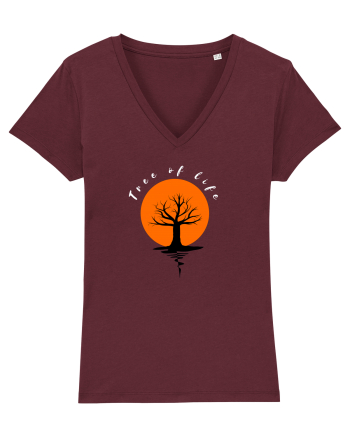 Tree Of Life Burgundy