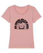 Iubitori de Carti  Fantezie Tricou mânecă scurtă guler larg fitted Damă Expresser
