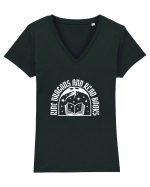 Iubitori de Carti  Fantezie Tricou mânecă scurtă guler V Damă Evoker