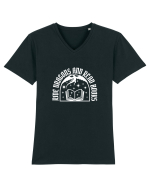 Iubitori de Carti  Fantezie Tricou mânecă scurtă guler V Bărbat Presenter