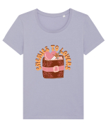 Iubitori de Carti  Fantezie Tricou mânecă scurtă guler larg fitted Damă Expresser