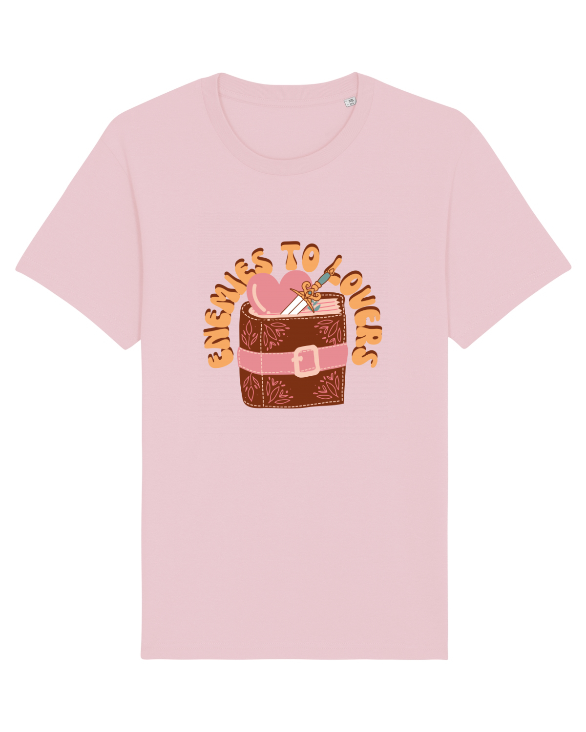 Tricou mânecă scurtă Unisex Rocker Cotton Pink
