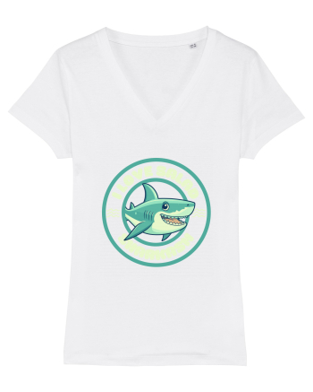 Funny Shark Joke White