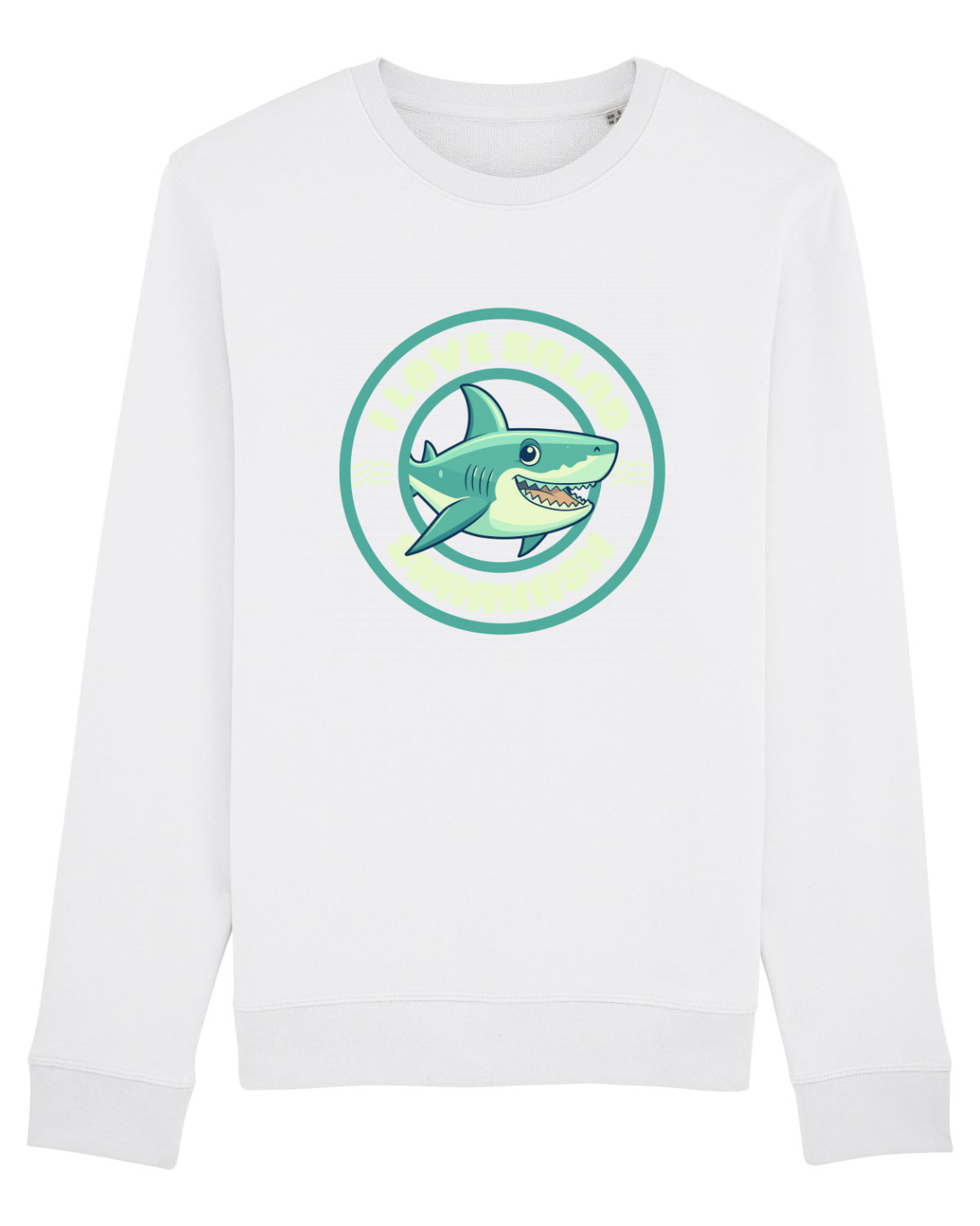 Bluză mânecă lungă Unisex Rise White