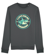 Funny Shark Joke Bluză mânecă lungă Unisex Rise