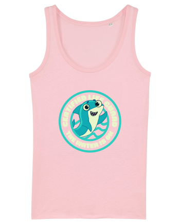 Funny Shark Joke Cotton Pink