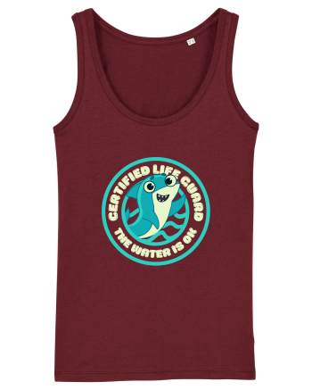 Funny Shark Joke Burgundy