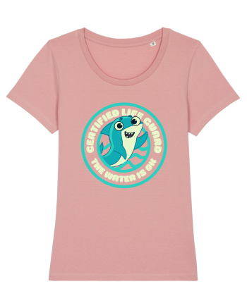 Funny Shark Joke Canyon Pink