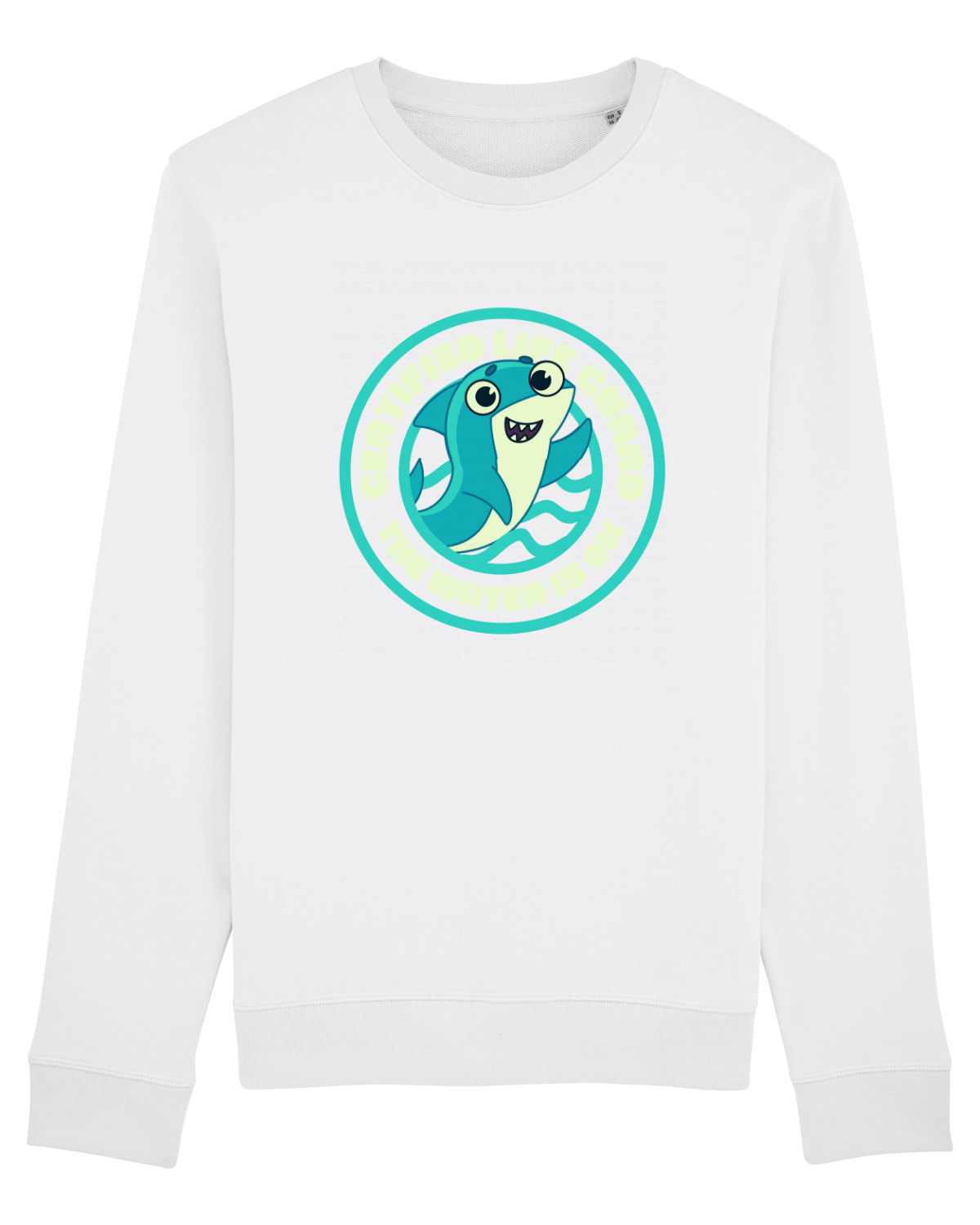 Bluză mânecă lungă Unisex Rise White