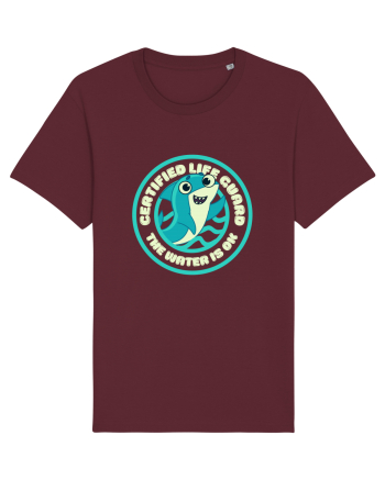 Funny Shark Joke Burgundy