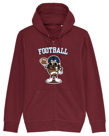 Mascota Fotbal American Burgundy