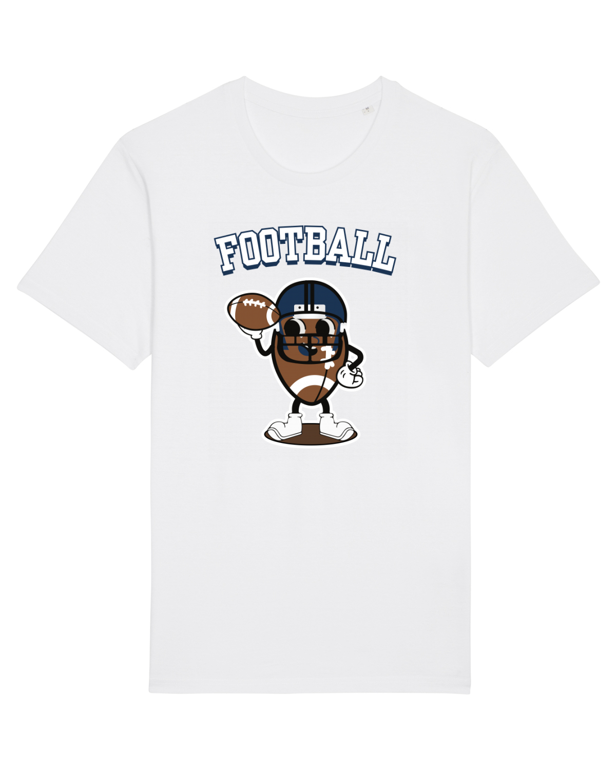 Tricou mânecă scurtă Unisex Rocker White