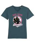 Mascota Baseball Tricou mânecă scurtă guler V Bărbat Presenter