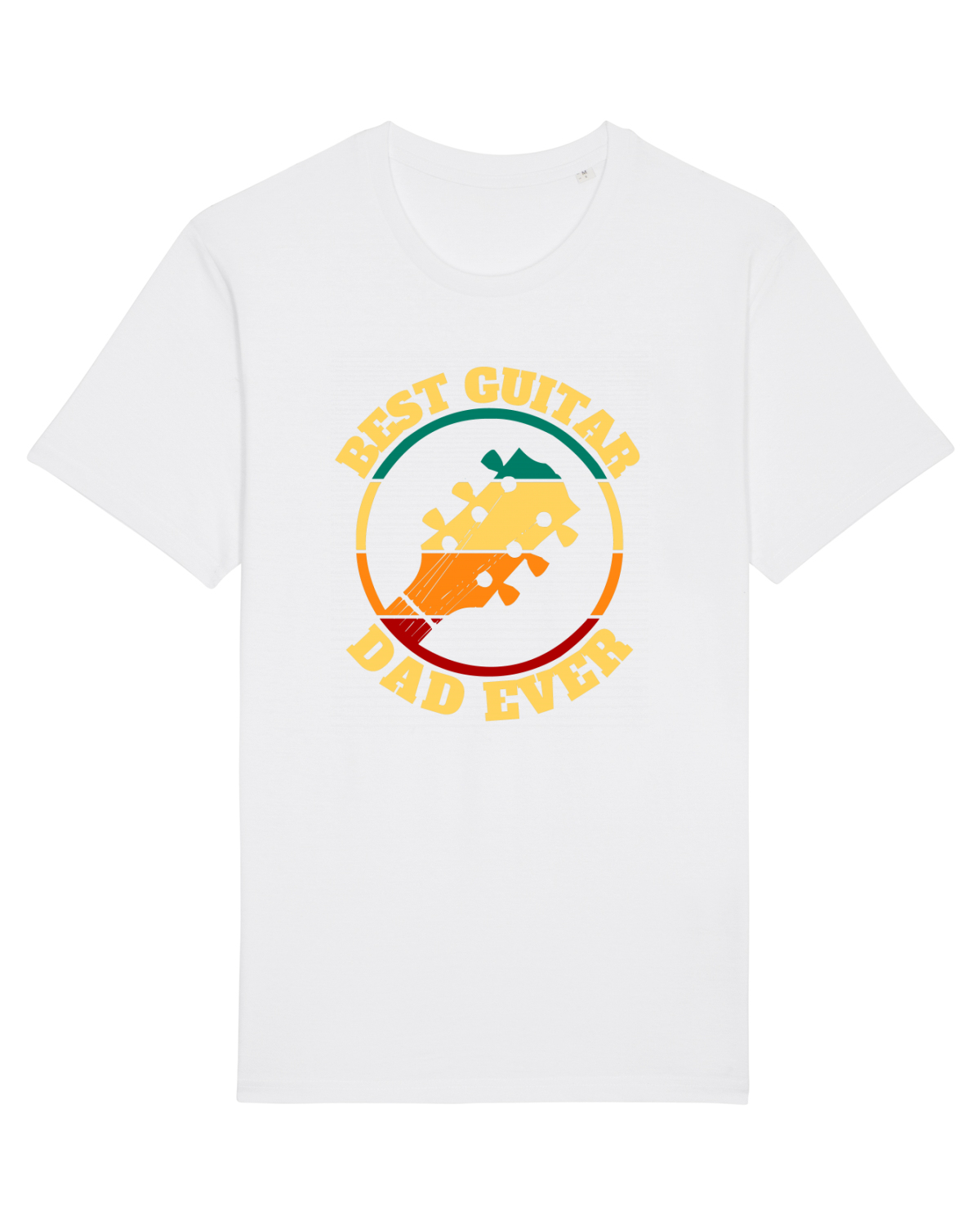 Tricou mânecă scurtă Unisex Rocker White