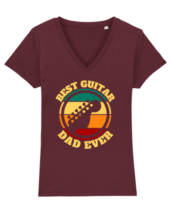 Best Guitar Dad Ever Burgundy