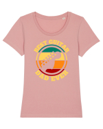 Best Guitar Dad Ever Tricou mânecă scurtă guler larg fitted Damă Expresser