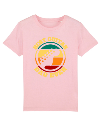 Best Guitar Dad Ever Cotton Pink