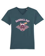 Mascota Baseball Tricou mânecă scurtă guler V Bărbat Presenter