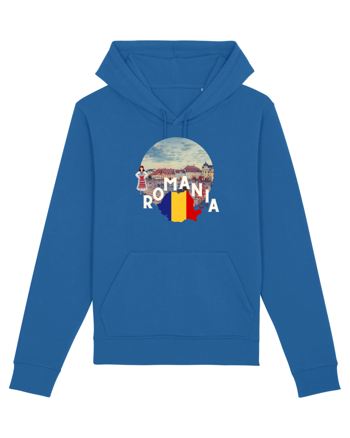 Hanorac Unisex Drummer Royal Blue