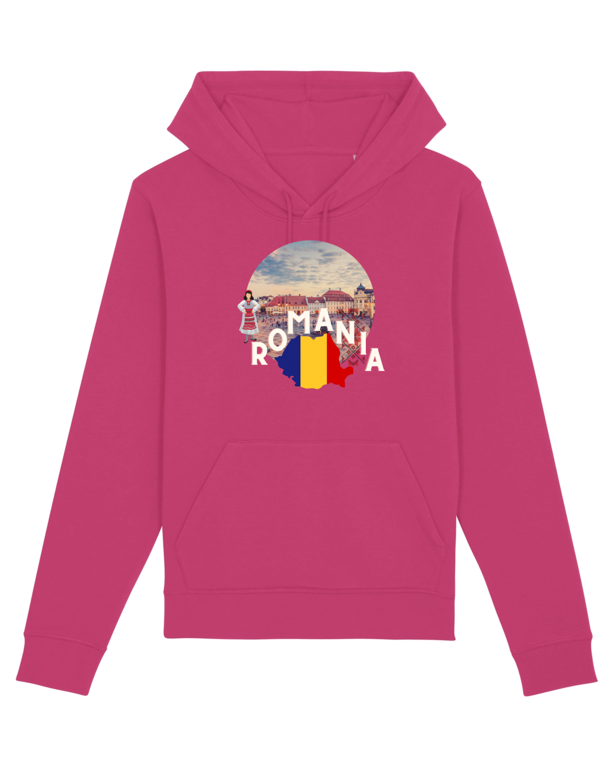 Hanorac Unisex Drummer Raspberry