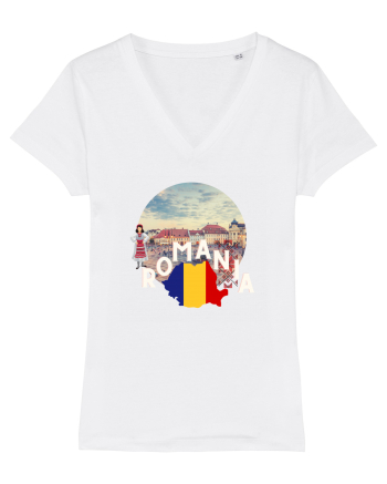 Romania Brasov etno logo White