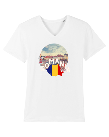 Romania Brasov etno logo White