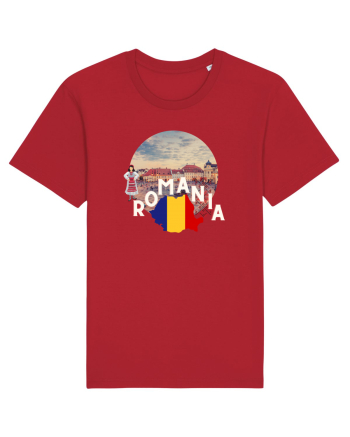 Romania Brasov etno logo Red