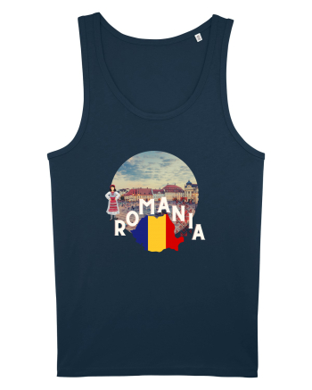 Romania Brasov etno logo Navy