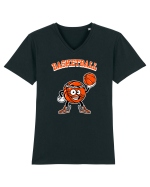 Mascota Basketball Tricou mânecă scurtă guler V Bărbat Presenter