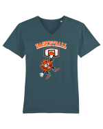 Mascota Basketball Tricou mânecă scurtă guler V Bărbat Presenter