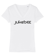 jukebox Tricou mânecă scurtă guler V Damă Evoker